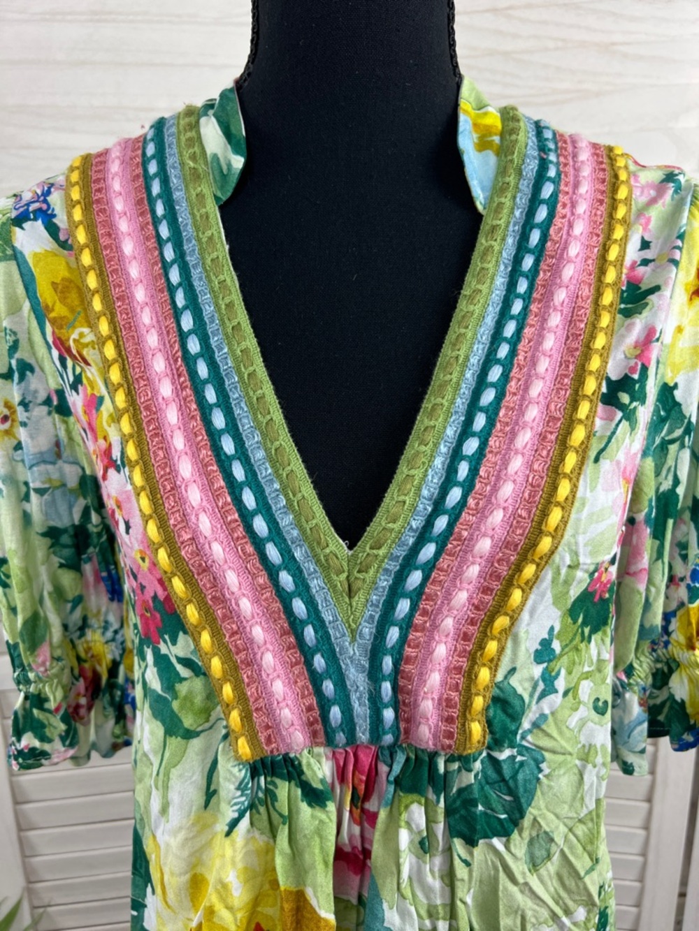 Anthropologie Bl-nk Blank London Secret Garden Stephanie Top XS - Picture 3 of 10